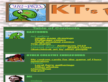Tablet Screenshot of kinkyturtle.masemware.com